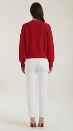 Jessica V-Neck Buttoned Cardigan