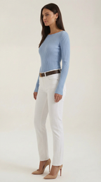 Ruth Cloud-Knit Long Sleeve Top