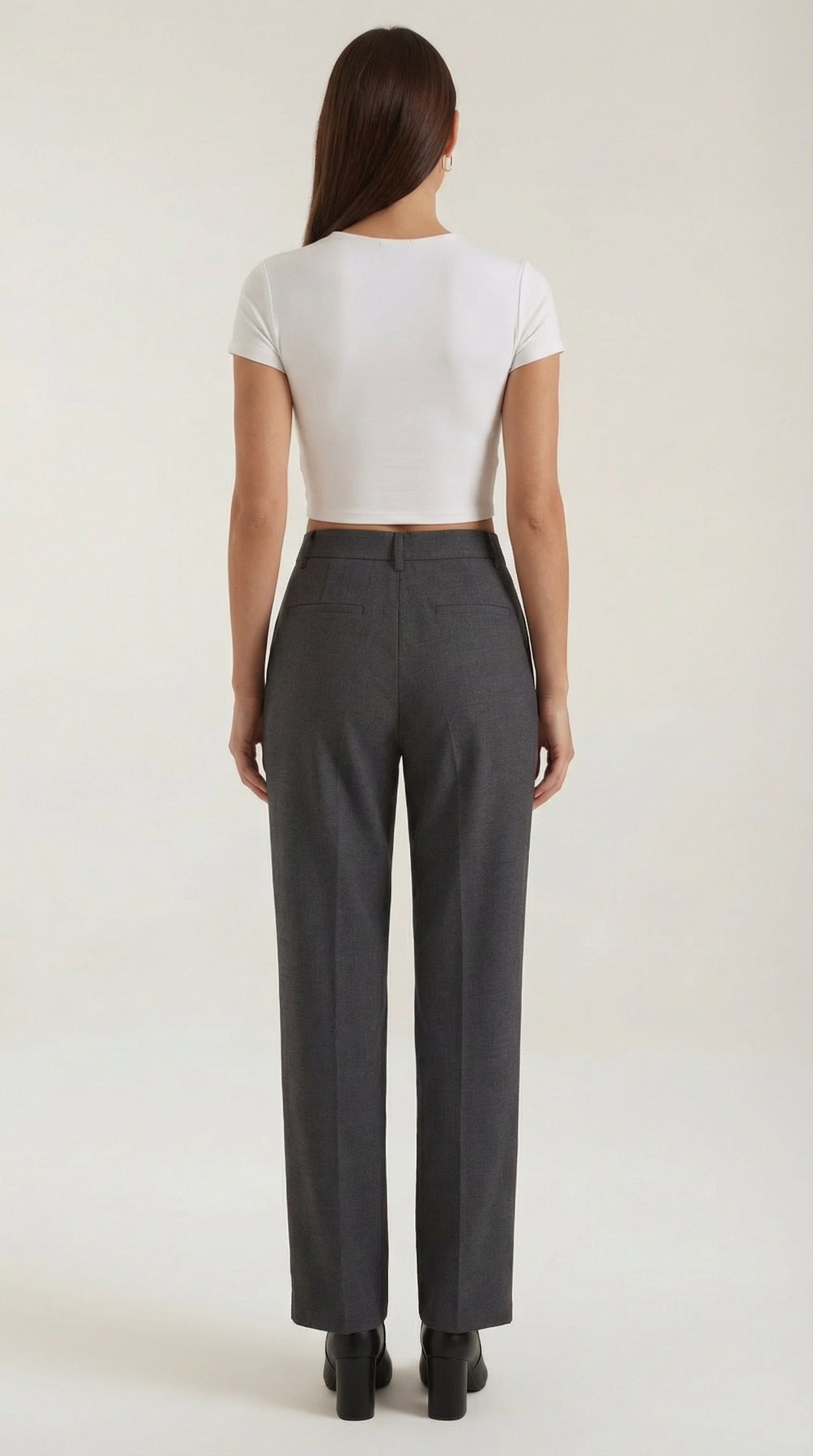 Dorothy Pleated Straight-Cut Trousers