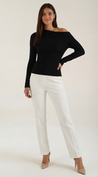 Shirley Asymmetric Knit Top
