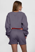Momo Plush Fleece Casual High Waist Shorts