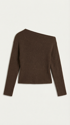 Shirley Asymmetric Knit Top