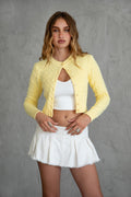 NOAH Cable Knit Cardigan Top