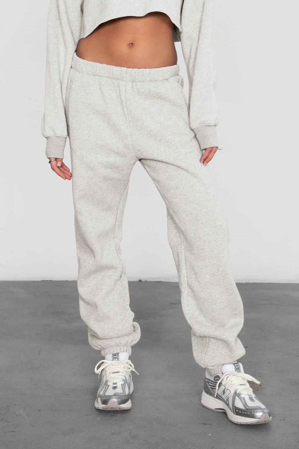 DOVE Plush Fleece High Waist Sweatpants