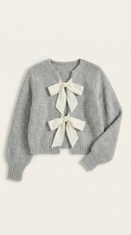 Cynthia Bow-Tie Knit Top