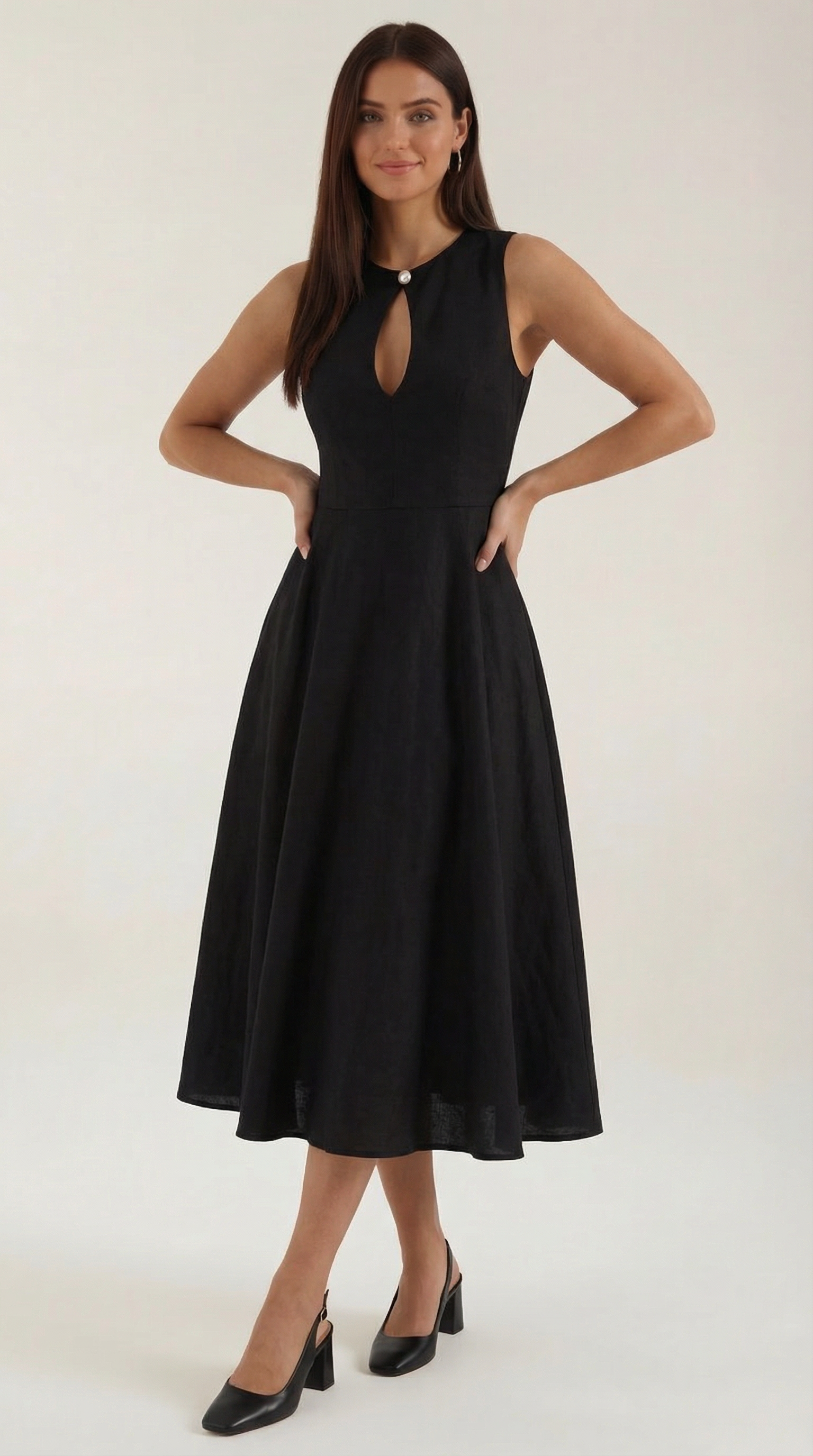 Nancy Cutout Midi Dress