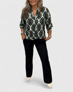 Chic Blouse for Office and Evening Wear