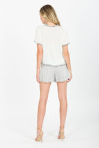 Fray Pleat Short
