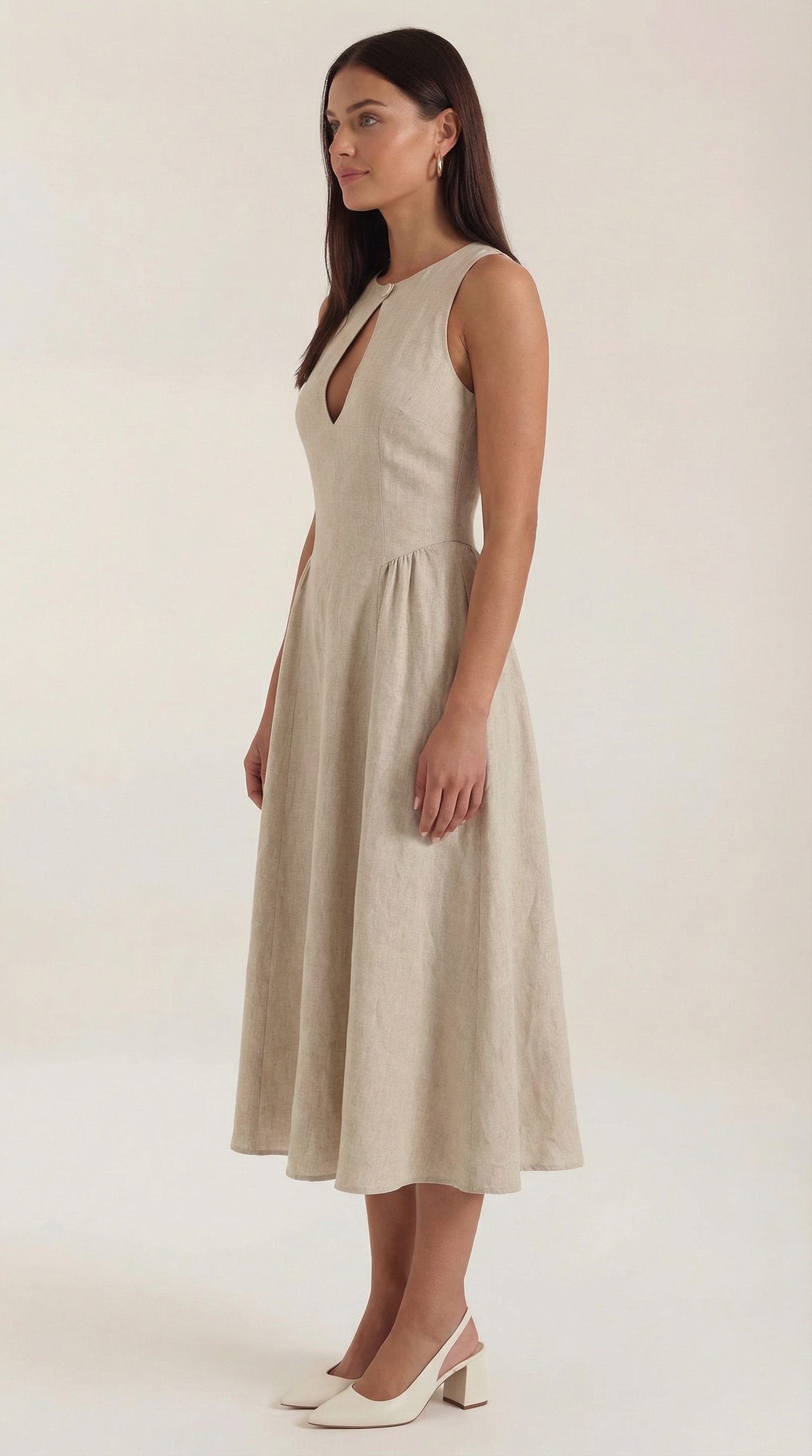 Nancy Cutout Midi Dress
