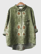 Valeria™ - Floral Print Chiffon Blouse for Everyday Wear