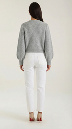 Cynthia Bow-Tie Knit Top