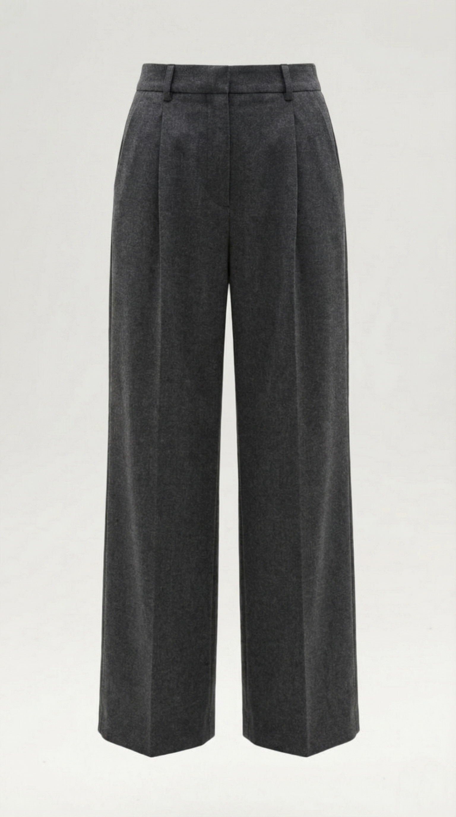 Dorothy Pleated Straight-Cut Trousers