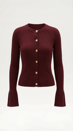 Betty Button-Up Knit Top