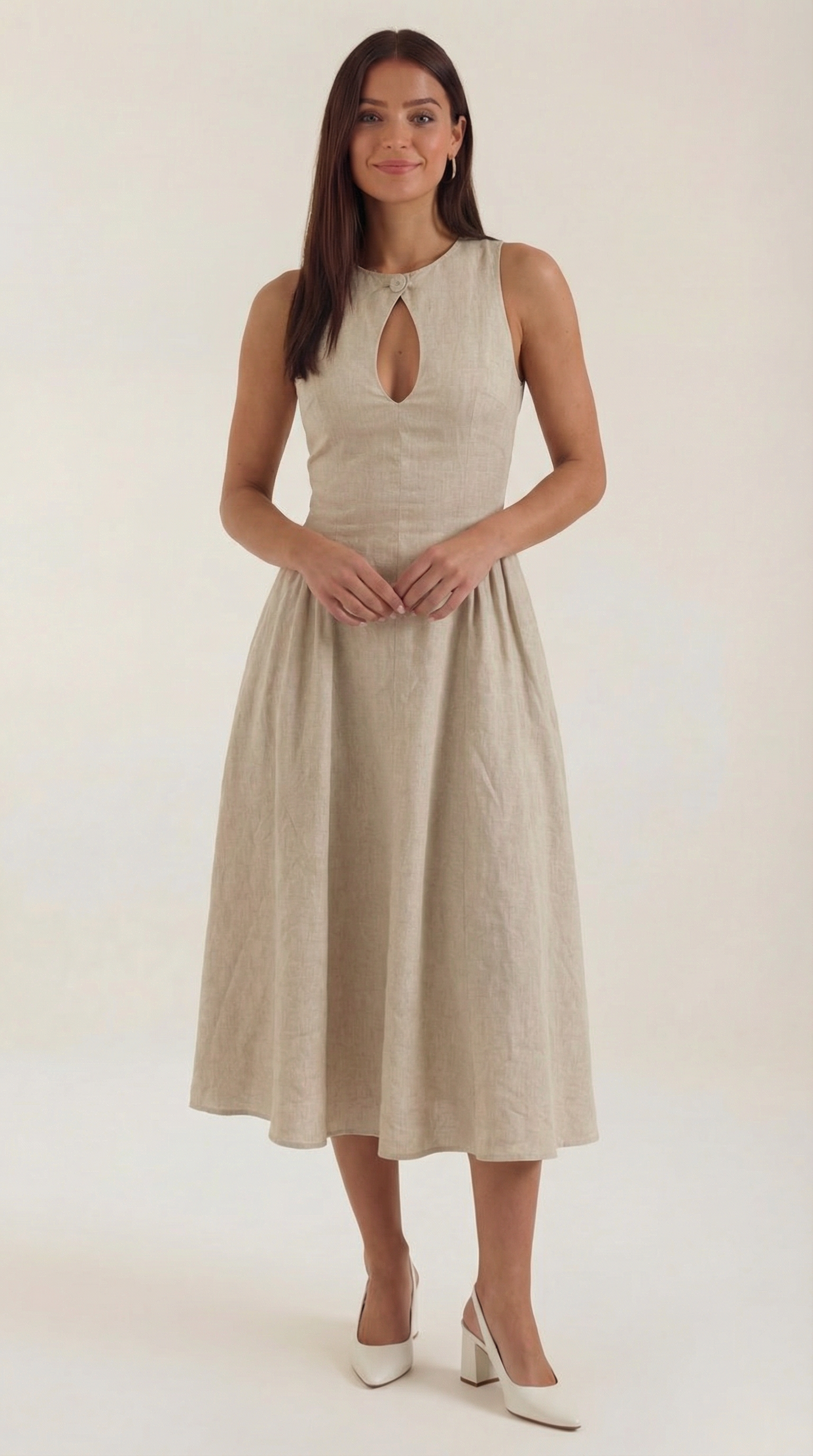 Nancy Cutout Midi Dress