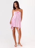 Amadine Mini Dress - Pink