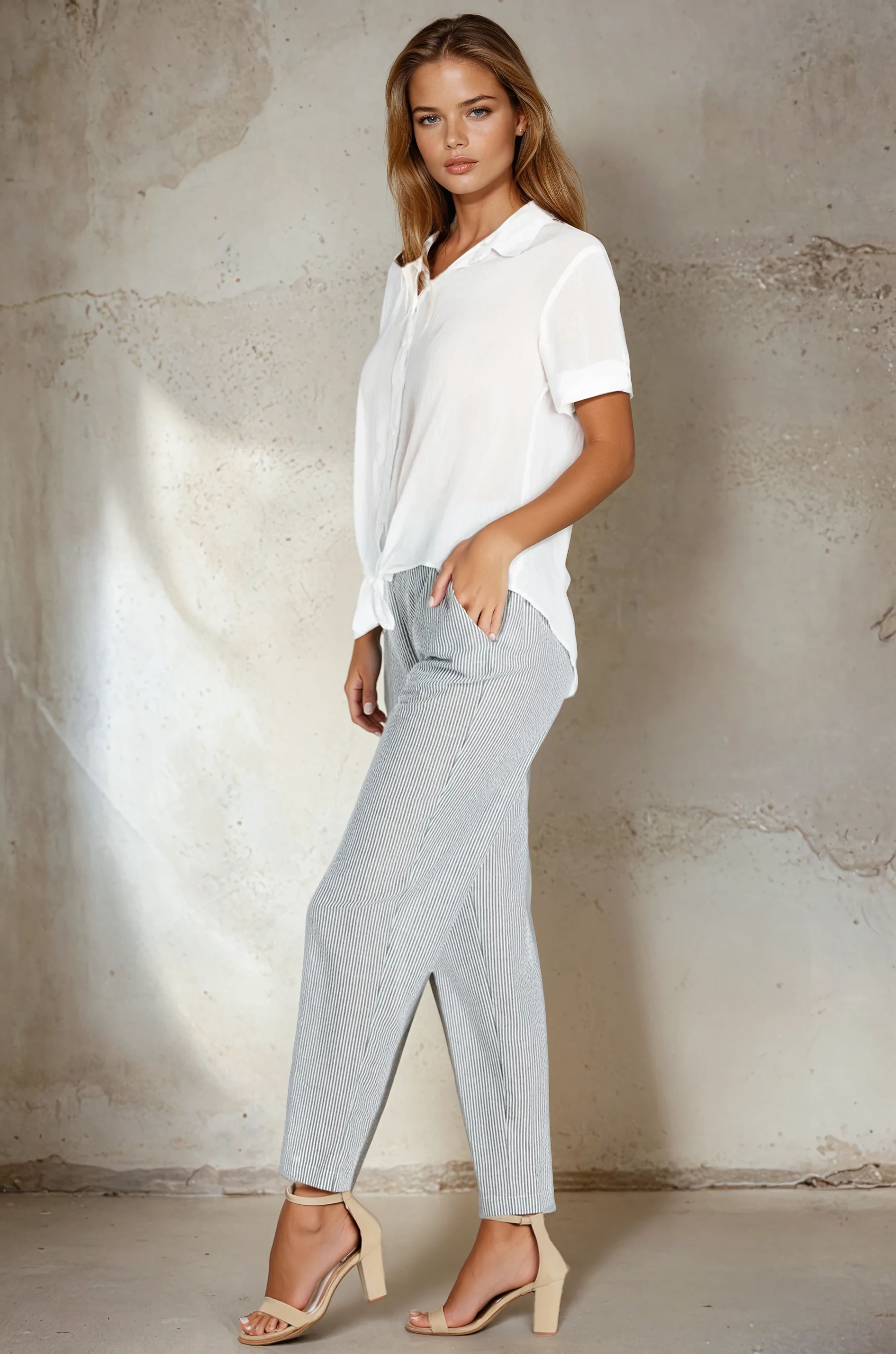 Straight Leg Pants