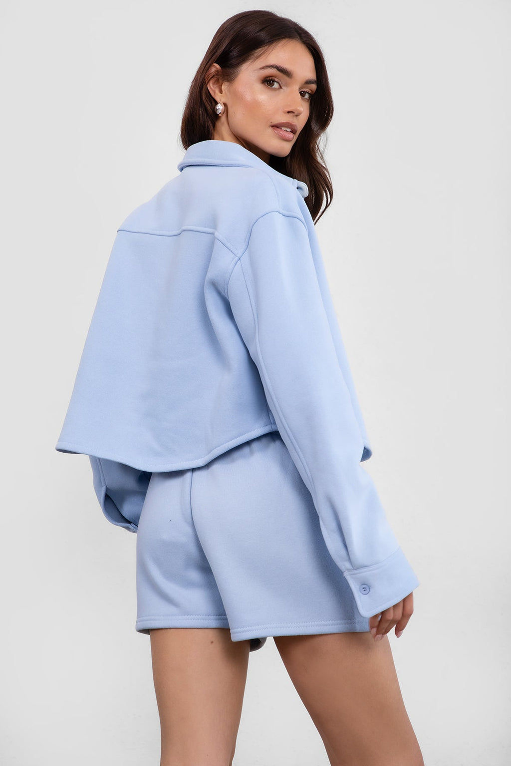 Momo Plush Fleece Casual High Waist Shorts
