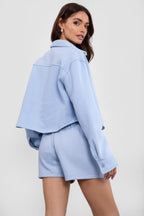 Momo Plush Fleece Casual High Waist Shorts