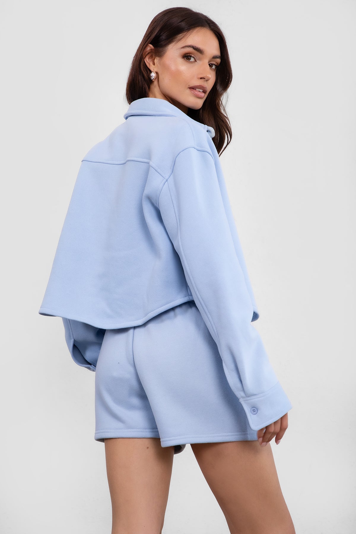 Momo Plush Fleece Casual High Waist Shorts