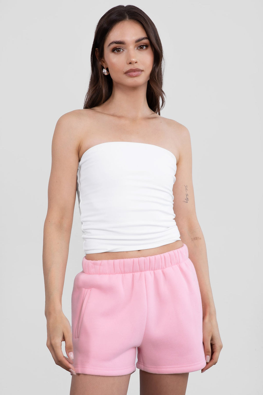 Momo Plush Fleece Casual High Waist Shorts