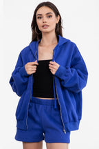 Momo Plush Fleece Casual High Waist Shorts