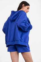 Momo Plush Fleece Casual High Waist Shorts