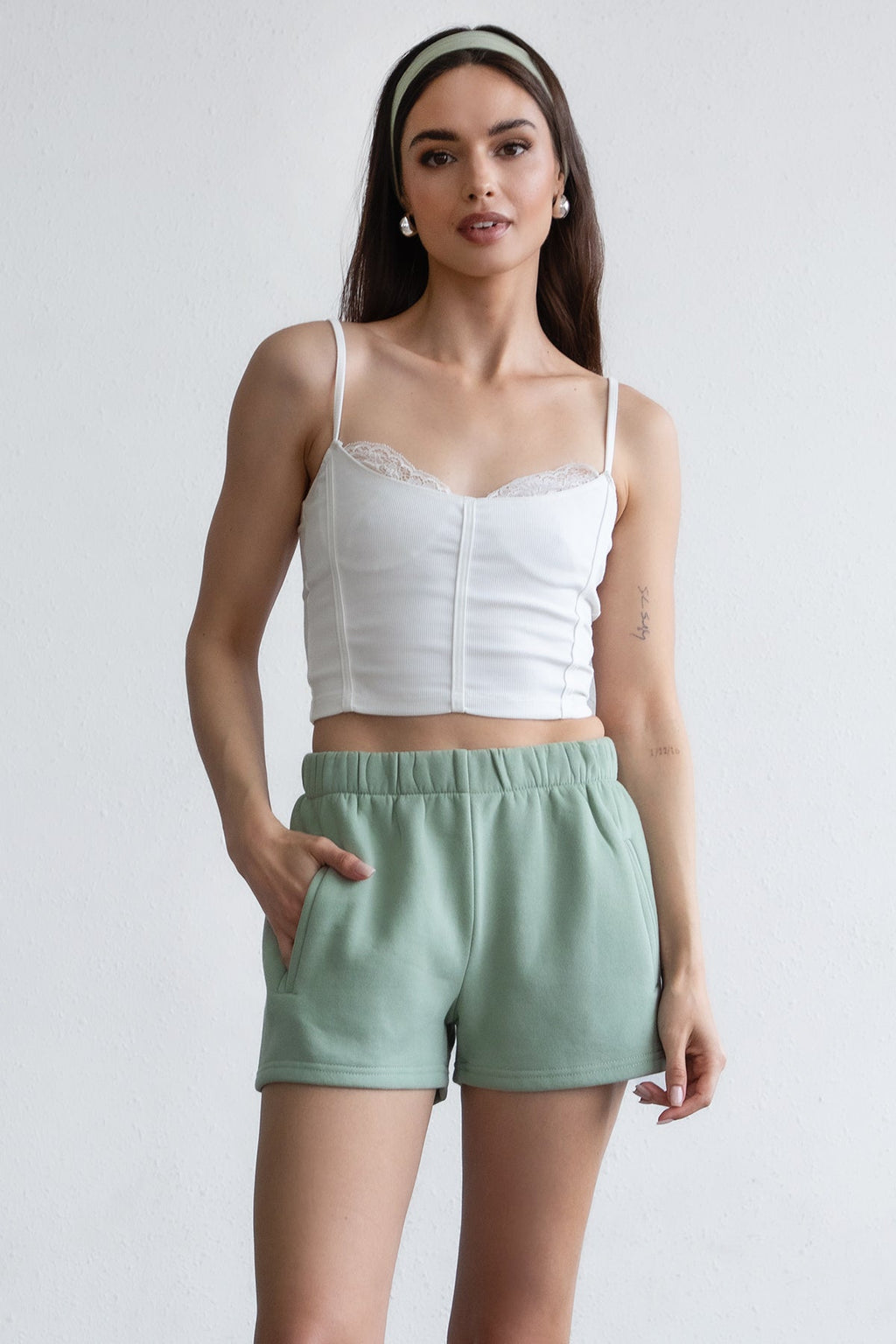 Momo Plush Fleece Casual High Waist Shorts