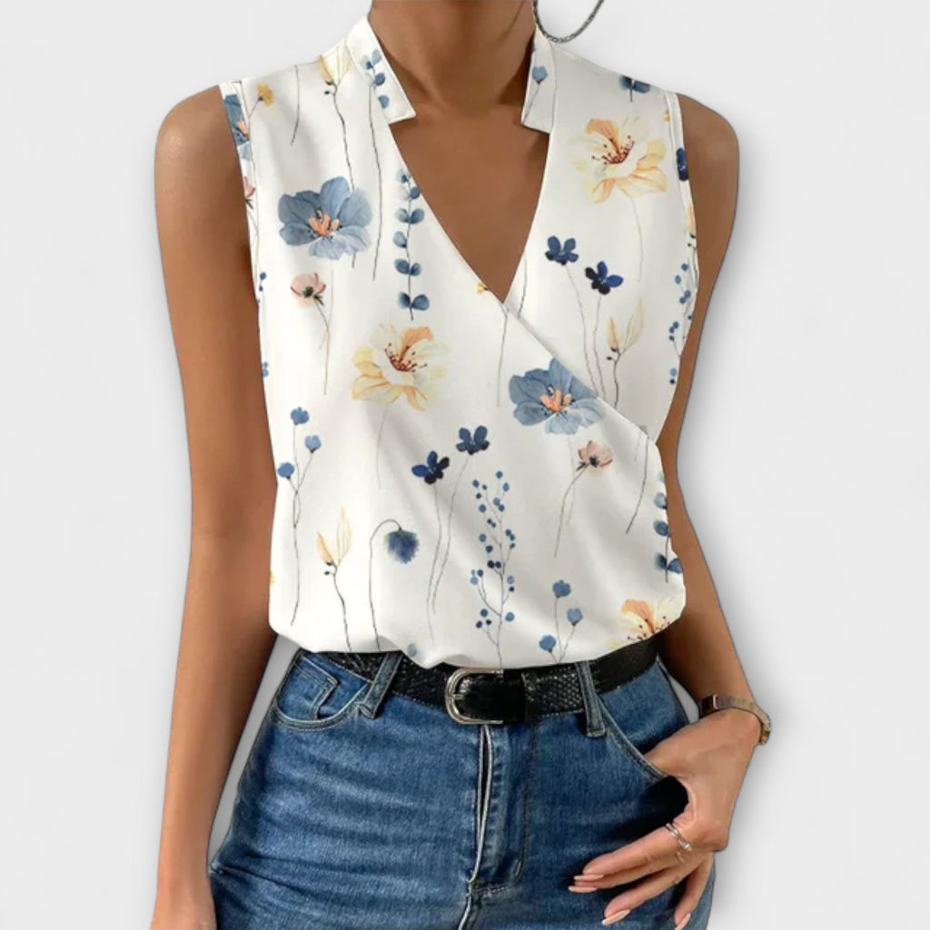 Loretta | Chic V-Neck Blouse for Any Occasion