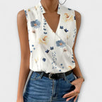 Loretta | Chic V-Neck Blouse for Any Occasion