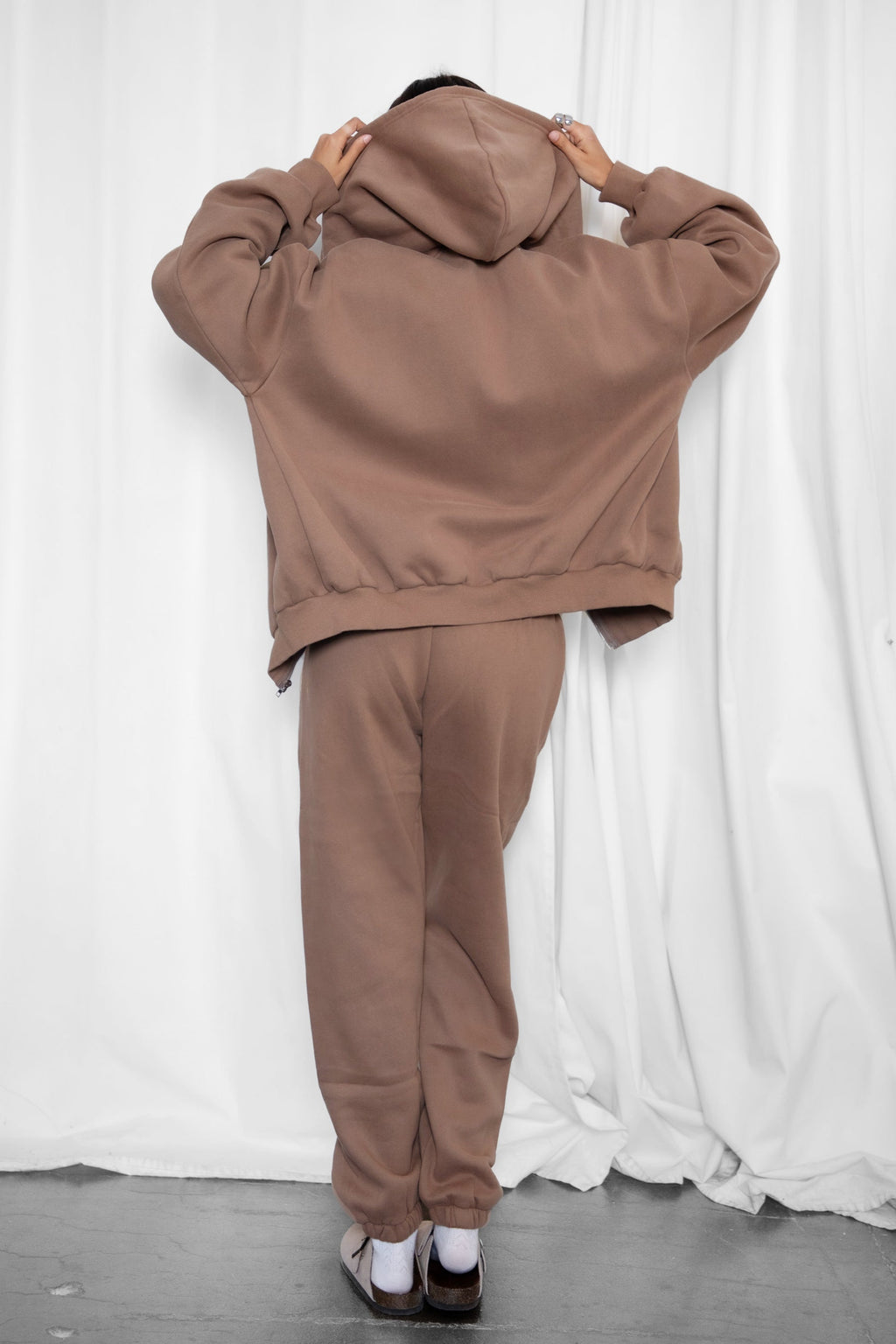 DOVE Plush Fleece High Waist Sweatpants