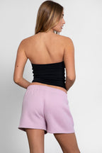 Momo Plush Fleece Casual High Waist Shorts