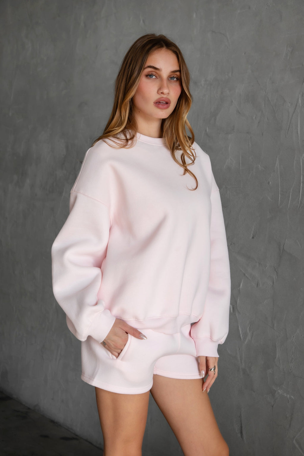 Momo Plush Fleece Casual High Waist Shorts