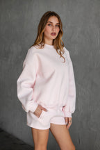 Momo Plush Fleece Casual High Waist Shorts