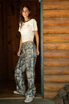 WILDWOOD Low Rise Camo Wood Carpenter Pants