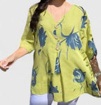 Isabel | Chic Floral Pattern Blouse for Special Occasions