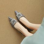 Gloria Glitter Heels for Evening Glam