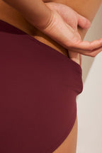 Swim French Cut Bottom in Garnet