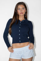 RORYN Long Sleeve Button Up Slim Fit Cardigan