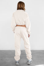 DOVE Plush Fleece High Waist Sweatpants