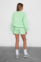 Momo Plush Fleece Casual High Waist Shorts