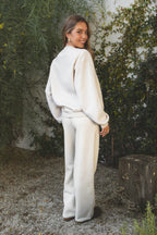 LANI Cloud Fleece Wide Leg Sweatpants