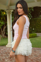 AURA Asymmetrical One Shoulder Top