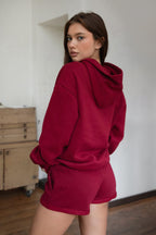 CARLY Cloud Fleece Low Rise Shorts