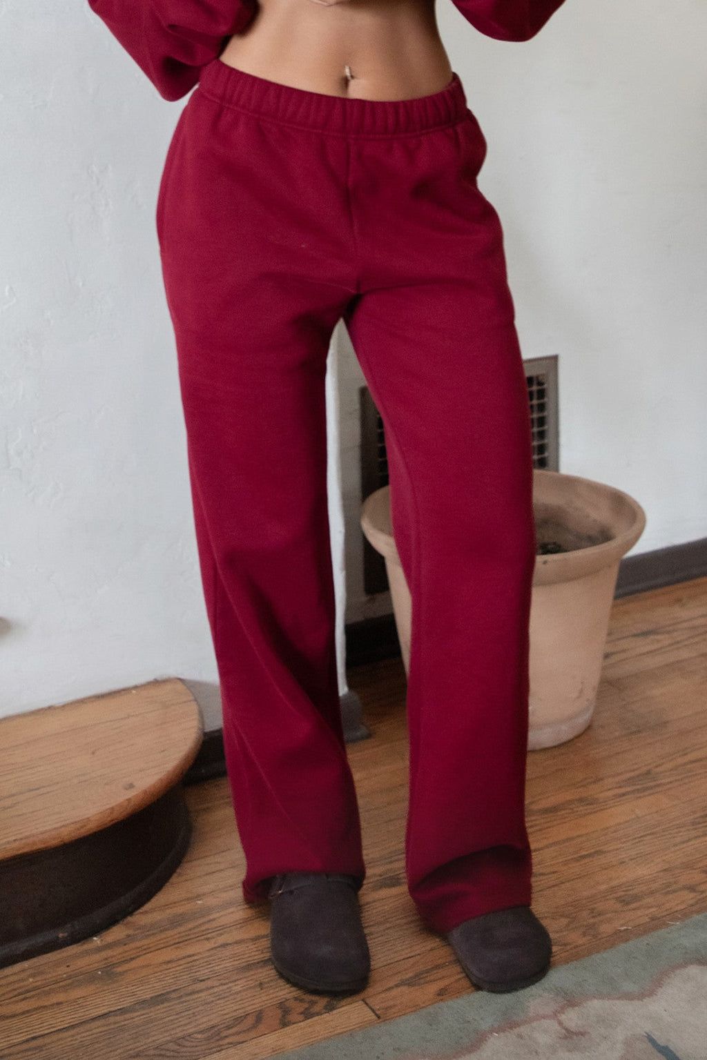 LANI Cloud Fleece Wide Leg Sweatpants