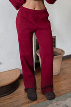 LANI Cloud Fleece Wide Leg Sweatpants