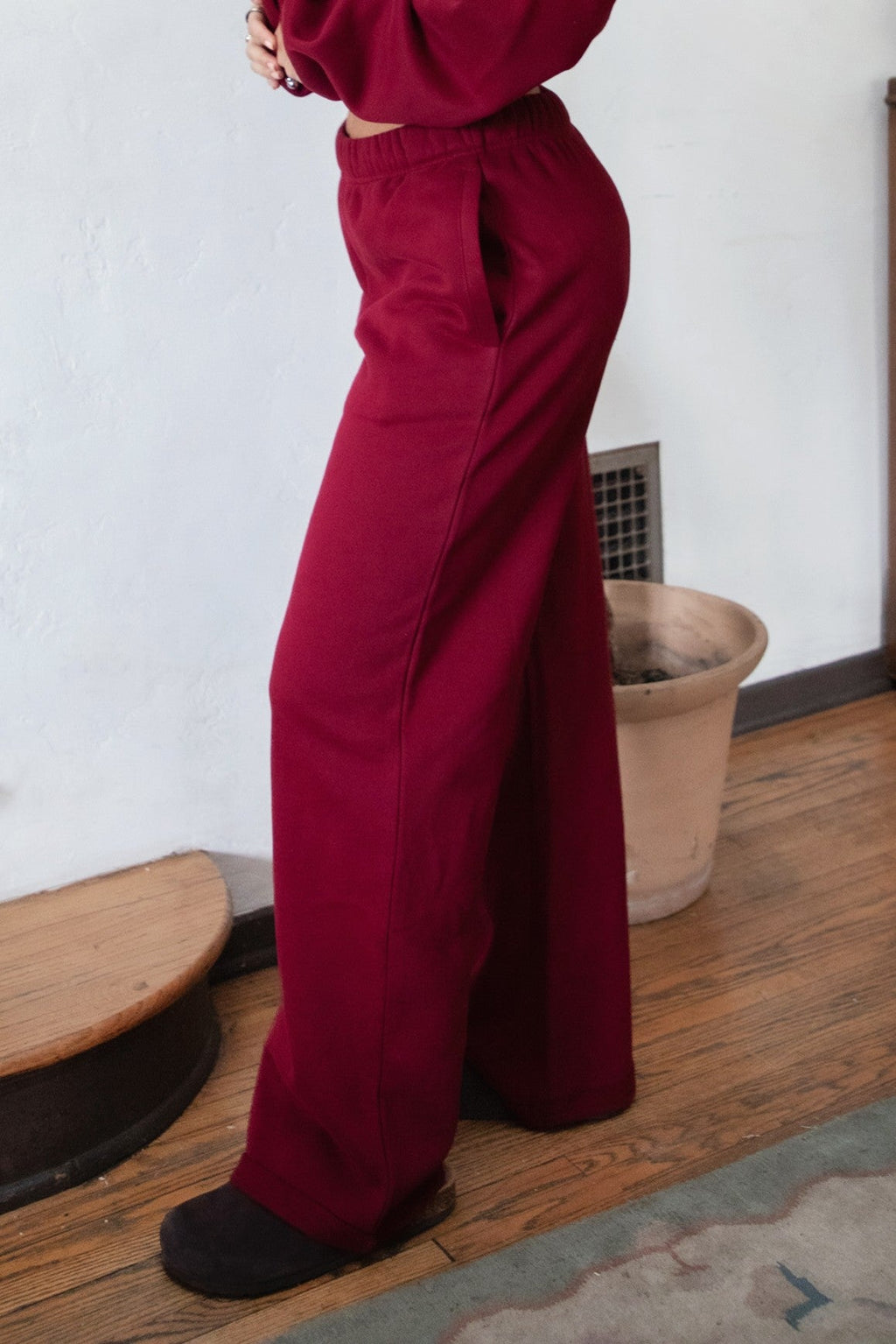 LANI Cloud Fleece Wide Leg Sweatpants