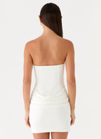 Thalina Mini Dress - White