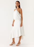 To The Girls Midi Dress - White