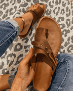 Adjustable Strap Women's Open-Toe Sandals for Any Occasion