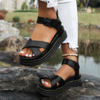 Chic Women's Open Toe Sandals with Ankle Strap